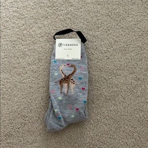 brand new giraffe socks